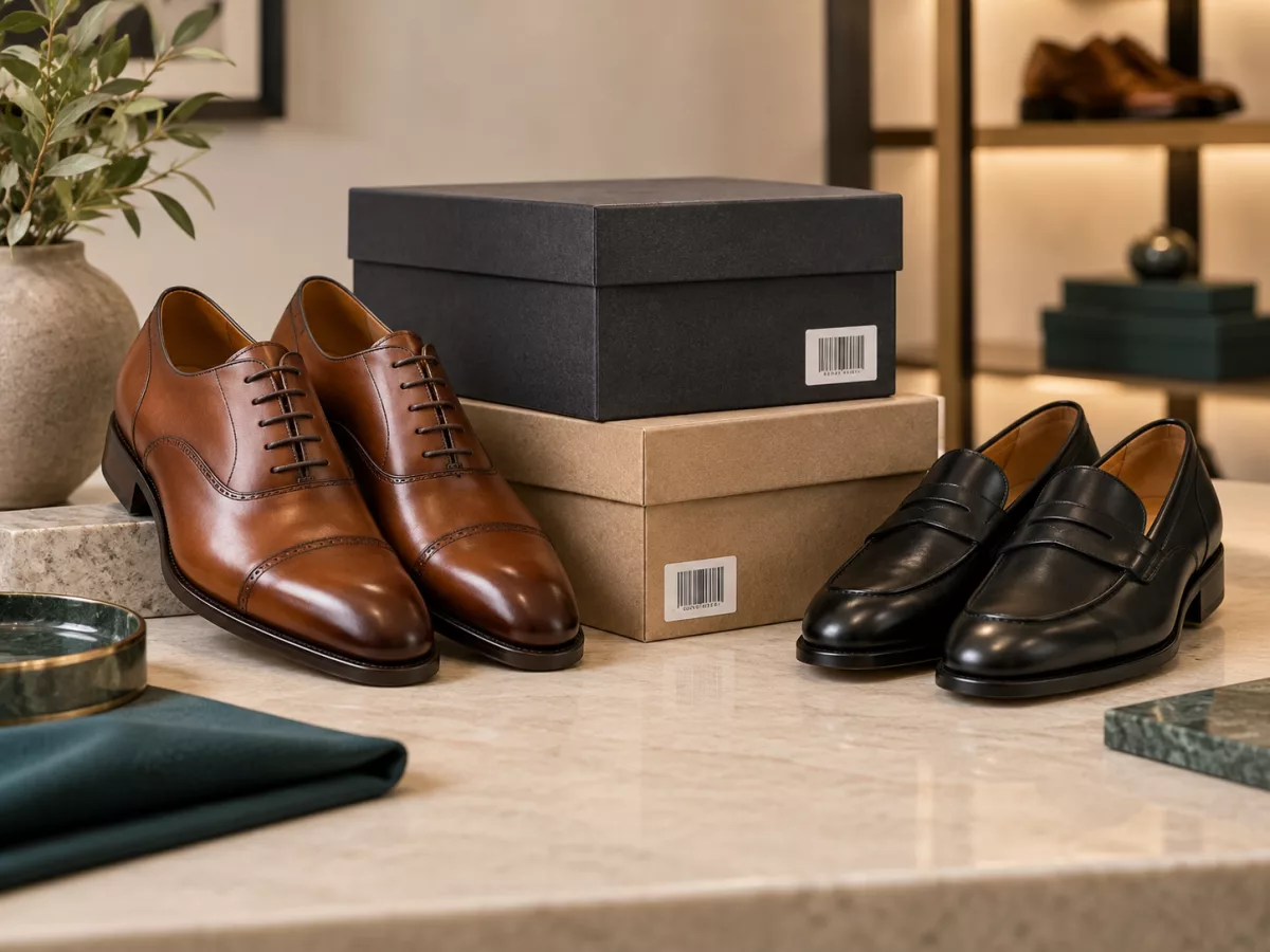 Shoes & boxes product labelling use case